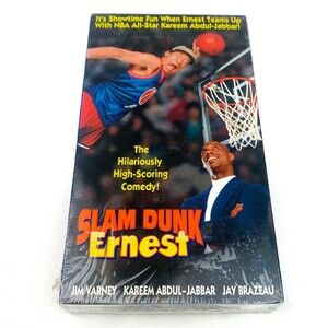 Factory Sealed VHS Slum Dunk Ernest Movie Cassette Kareem Abdul-Jabbar NTSC READ
